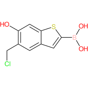 5-(chloromethyl)-6-hydroxybenzothiophene-2-boronic acid