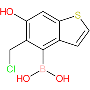 5-(chloromethyl)-6-hydroxybenzothiophene-4-boronic acid
