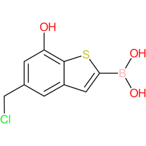 5-(chloromethyl)-7-hydroxybenzothiophene-2-boronic acid
