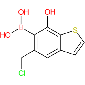 5-(chloromethyl)-7-hydroxybenzothiophene-6-boronic acid