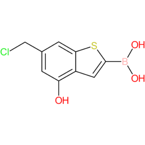 6-(chloromethyl)-4-hydroxybenzothiophene-2-boronic acid