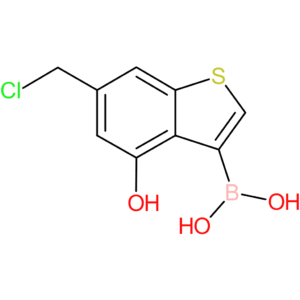 6-(chloromethyl)-4-hydroxybenzothiophene-3-boronic acid