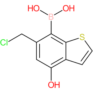 6-(chloromethyl)-4-hydroxybenzothiophene-7-boronic acid