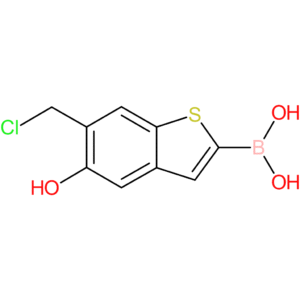 6-(chloromethyl)-5-hydroxybenzothiophene-2-boronic acid