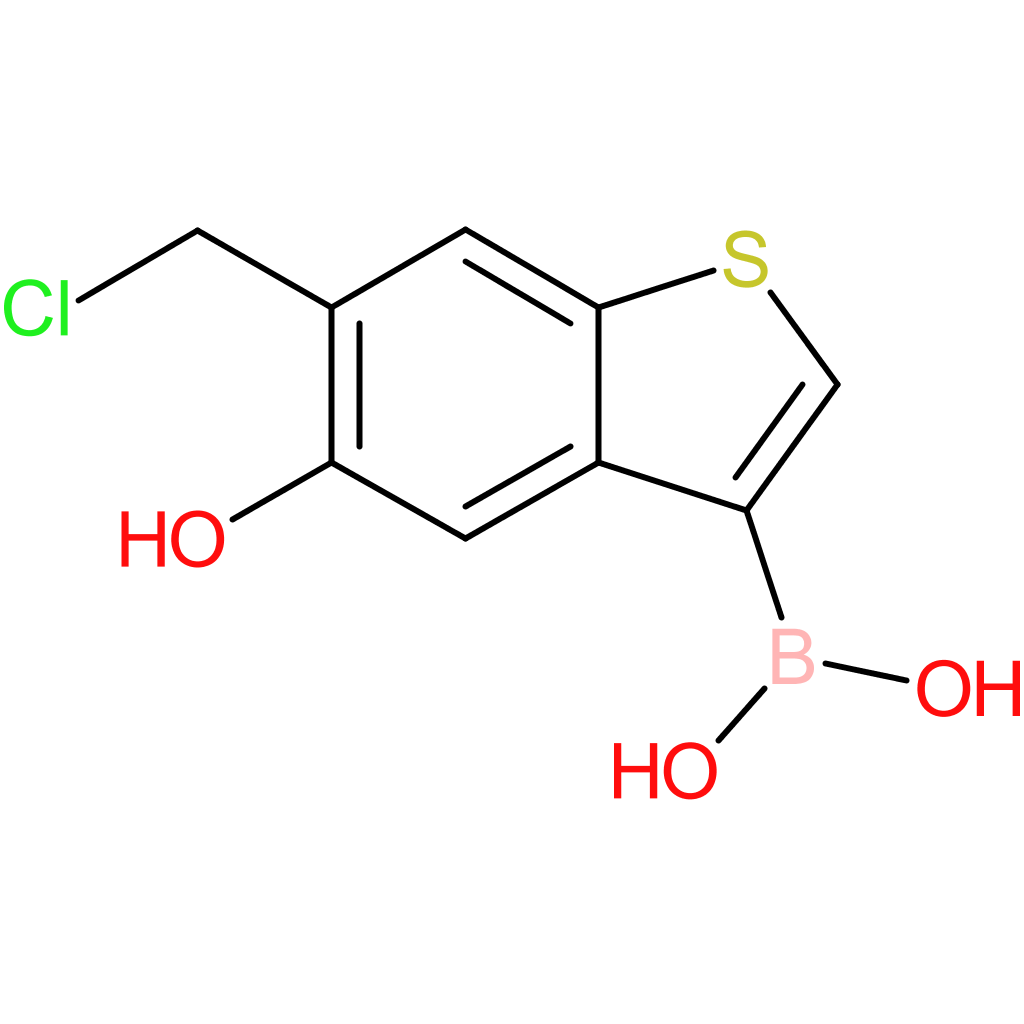 6-(chloromethyl)-5-hydroxybenzothiophene-3-boronic acid