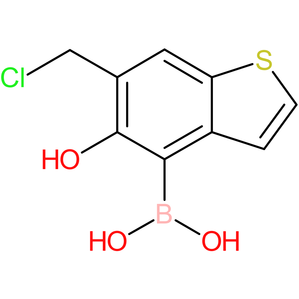 6-(chloromethyl)-5-hydroxybenzothiophene-4-boronic acid