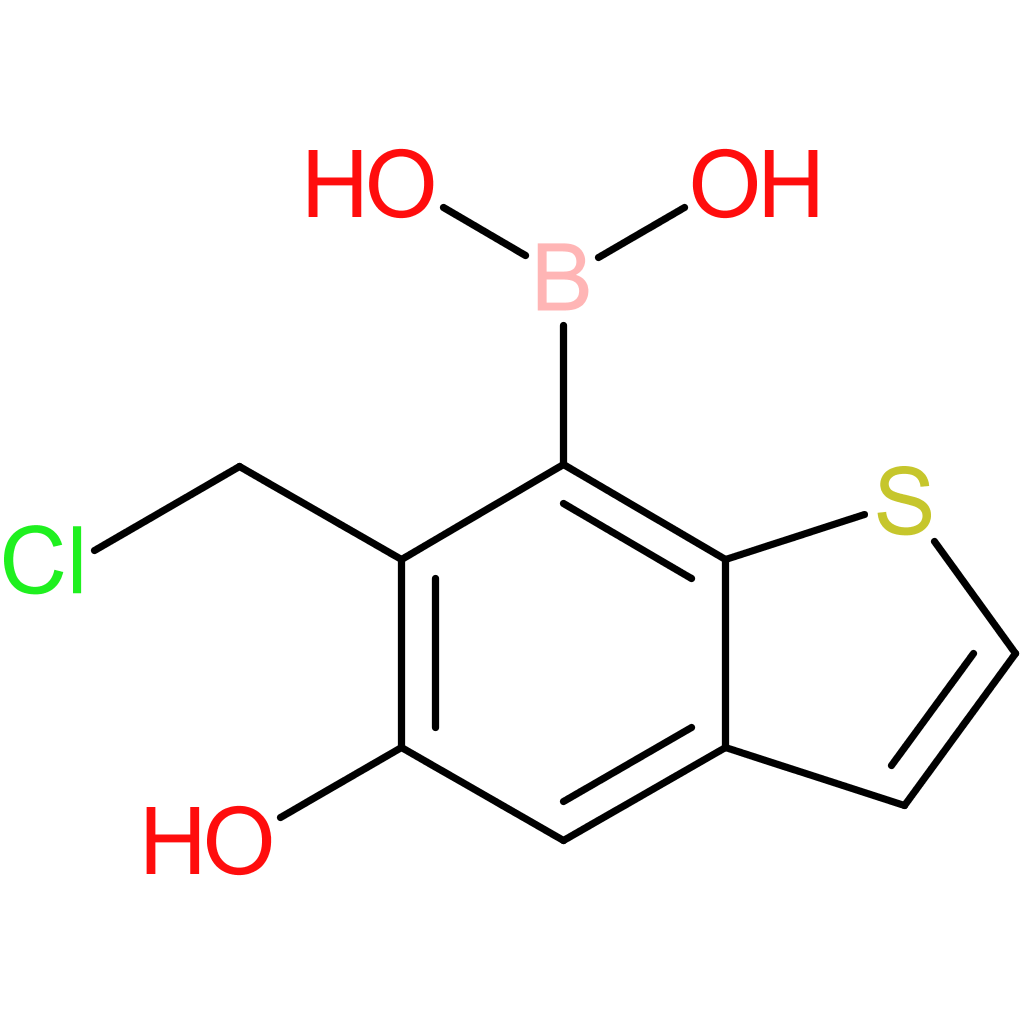 6-(chloromethyl)-5-hydroxybenzothiophene-7-boronic acid