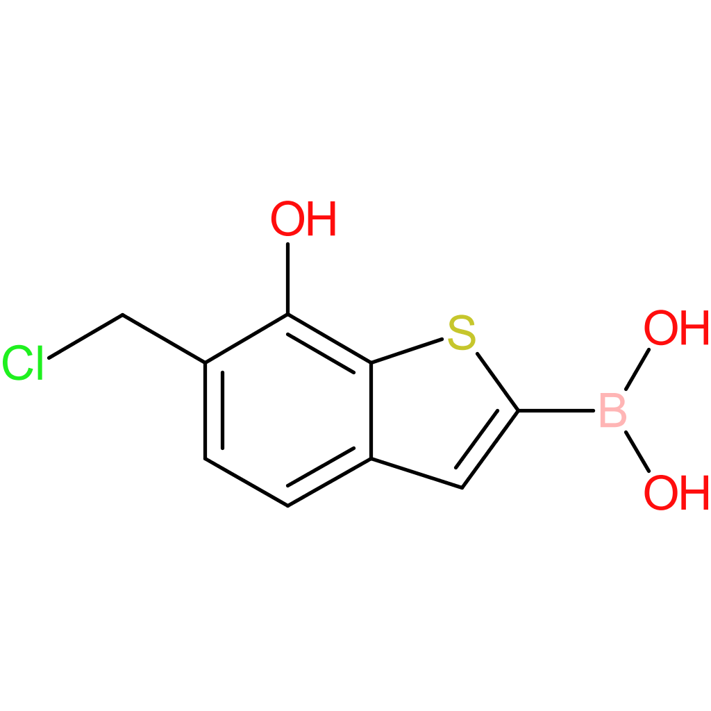6-(chloromethyl)-7-hydroxybenzothiophene-2-boronic acid