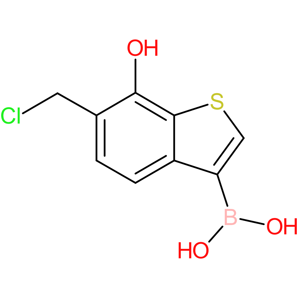 6-(chloromethyl)-7-hydroxybenzothiophene-3-boronic acid