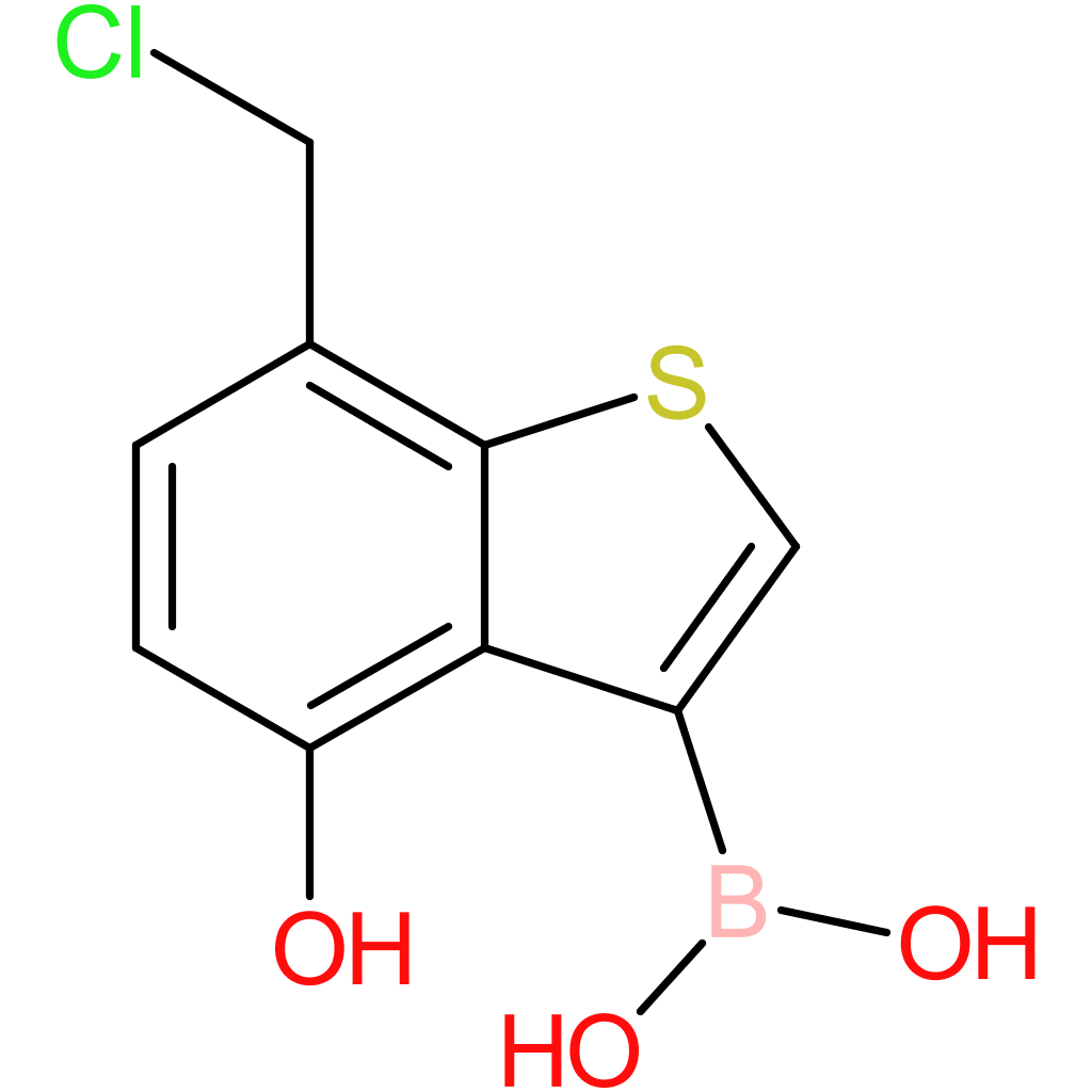 7-(chloromethyl)-4-hydroxybenzothiophene-3-boronic acid