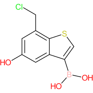 7-(chloromethyl)-5-hydroxybenzothiophene-3-boronic acid
