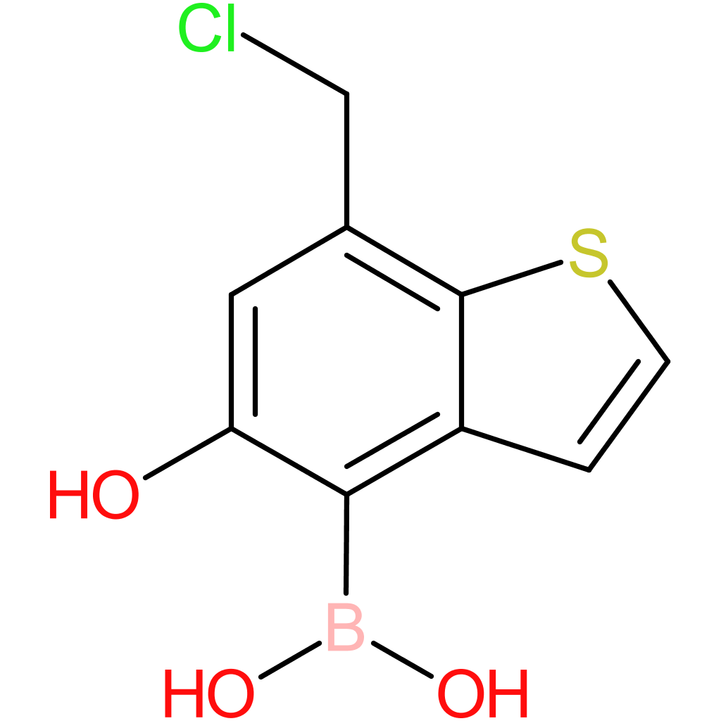 7-(chloromethyl)-5-hydroxybenzothiophene-4-boronic acid