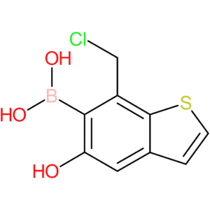 7-(chloromethyl)-5-hydroxybenzothiophene-6-boronic acid