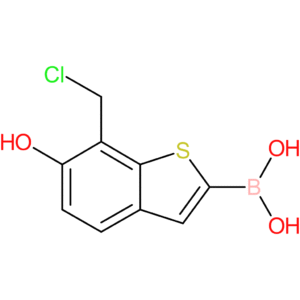 7-(chloromethyl)-6-hydroxybenzothiophene-2-boronic acid