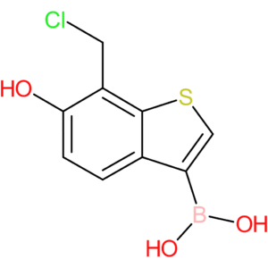 7-(chloromethyl)-6-hydroxybenzothiophene-3-boronic acid