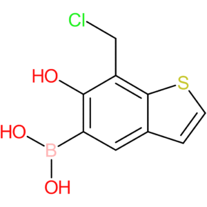 7-(chloromethyl)-6-hydroxybenzothiophene-5-boronic acid