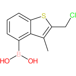 2-(chloromethyl)-3-methylbenzothiophene-4-boronic acid