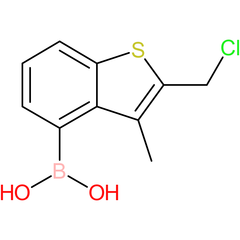 2-(chloromethyl)-3-methylbenzothiophene-4-boronic acid