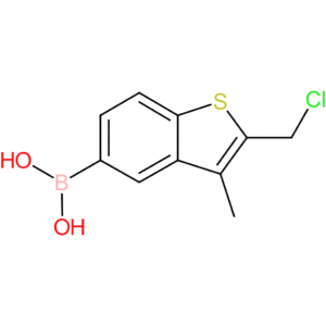 2-(chloromethyl)-3-methylbenzothiophene-5-boronic acid