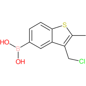 3-(chloromethyl)-2-methylbenzothiophene-5-boronic acid