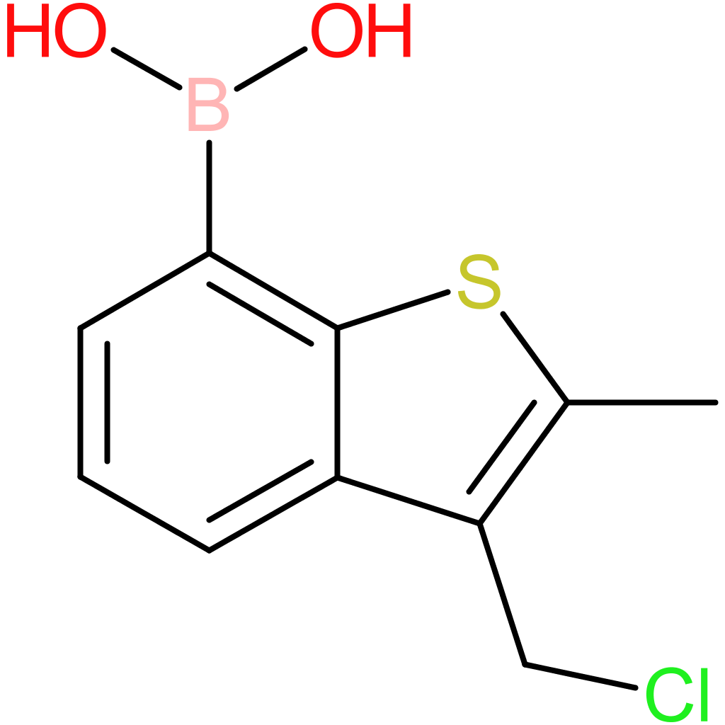 3-(chloromethyl)-2-methylbenzothiophene-7-boronic acid