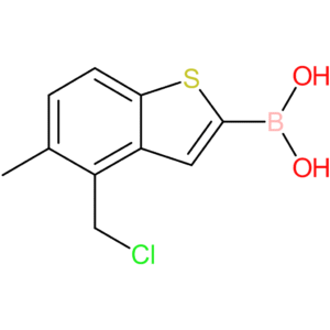 4-(chloromethyl)-5-methylbenzothiophene-2-boronic acid