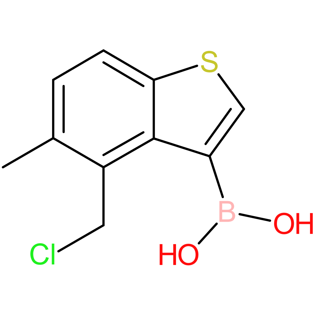 4-(chloromethyl)-5-methylbenzothiophene-3-boronic acid