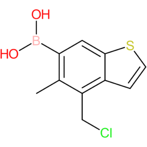 4-(chloromethyl)-5-methylbenzothiophene-6-boronic acid
