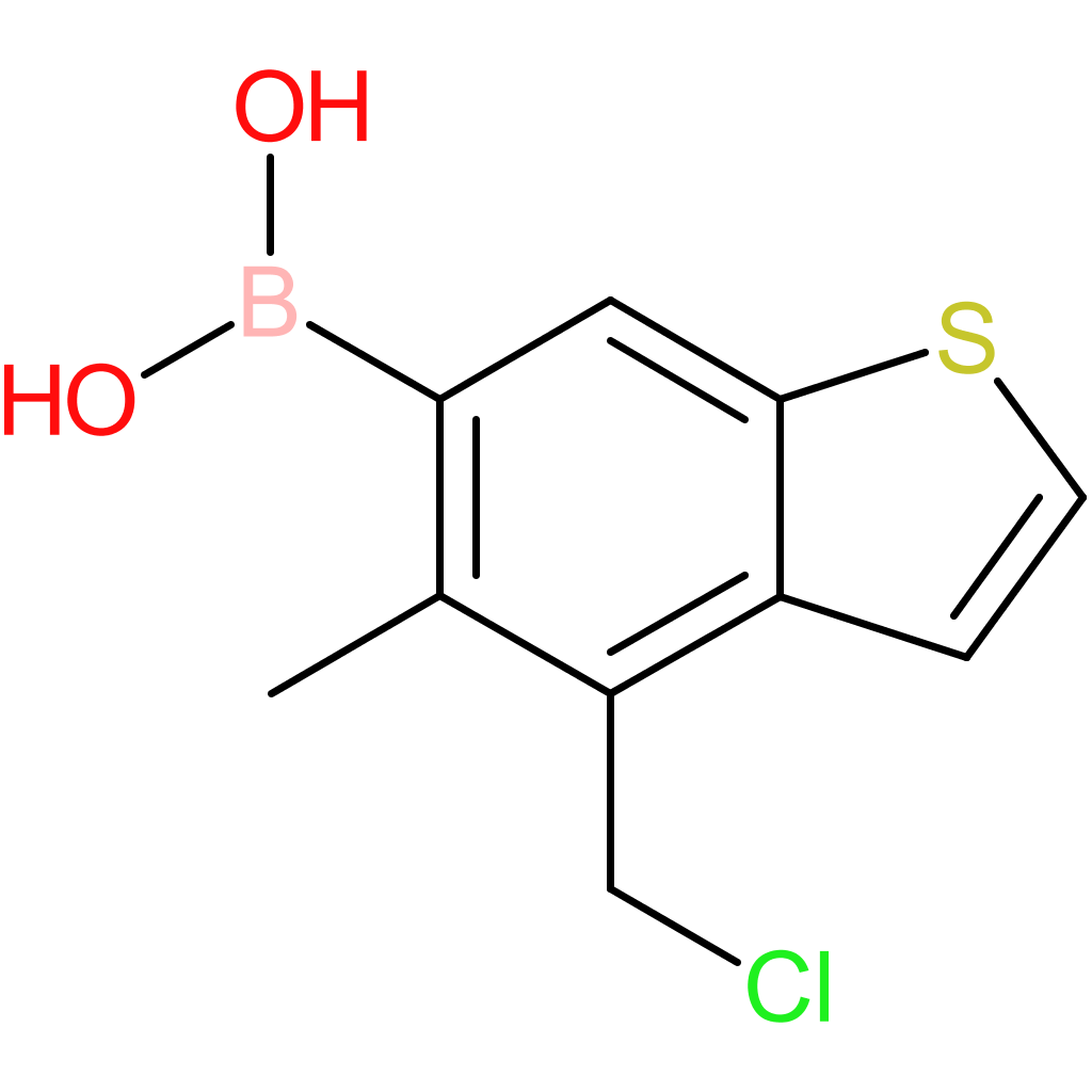 4-(chloromethyl)-5-methylbenzothiophene-6-boronic acid