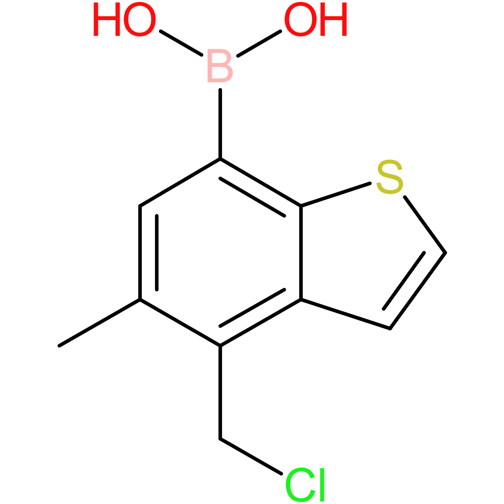4-(chloromethyl)-5-methylbenzothiophene-7-boronic acid