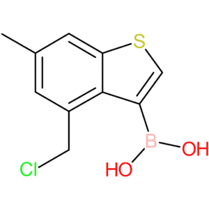 4-(chloromethyl)-6-methylbenzothiophene-3-boronic acid