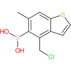 4-(chloromethyl)-6-methylbenzothiophene-5-boronic acid