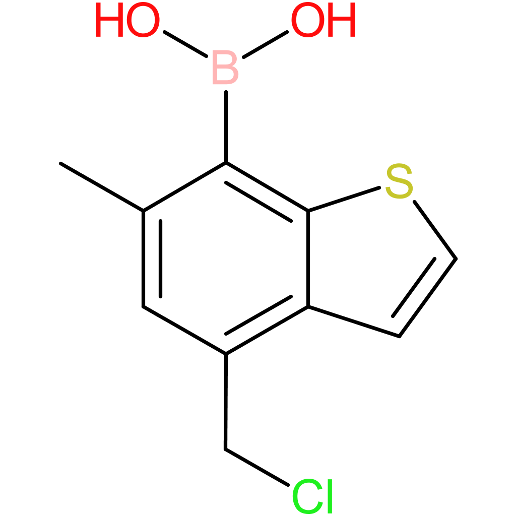 4-(chloromethyl)-6-methylbenzothiophene-7-boronic acid