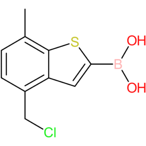 4-(chloromethyl)-7-methylbenzothiophene-2-boronic acid