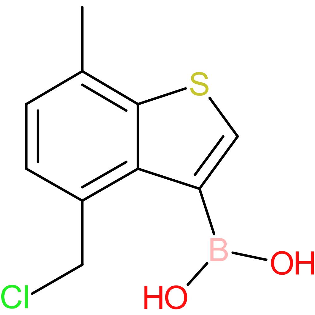 4-(chloromethyl)-7-methylbenzothiophene-3-boronic acid