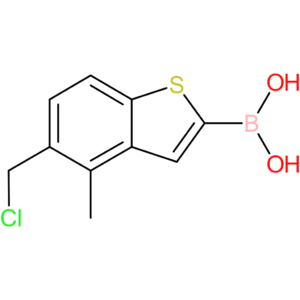 5-(chloromethyl)-4-methylbenzothiophene-2-boronic acid