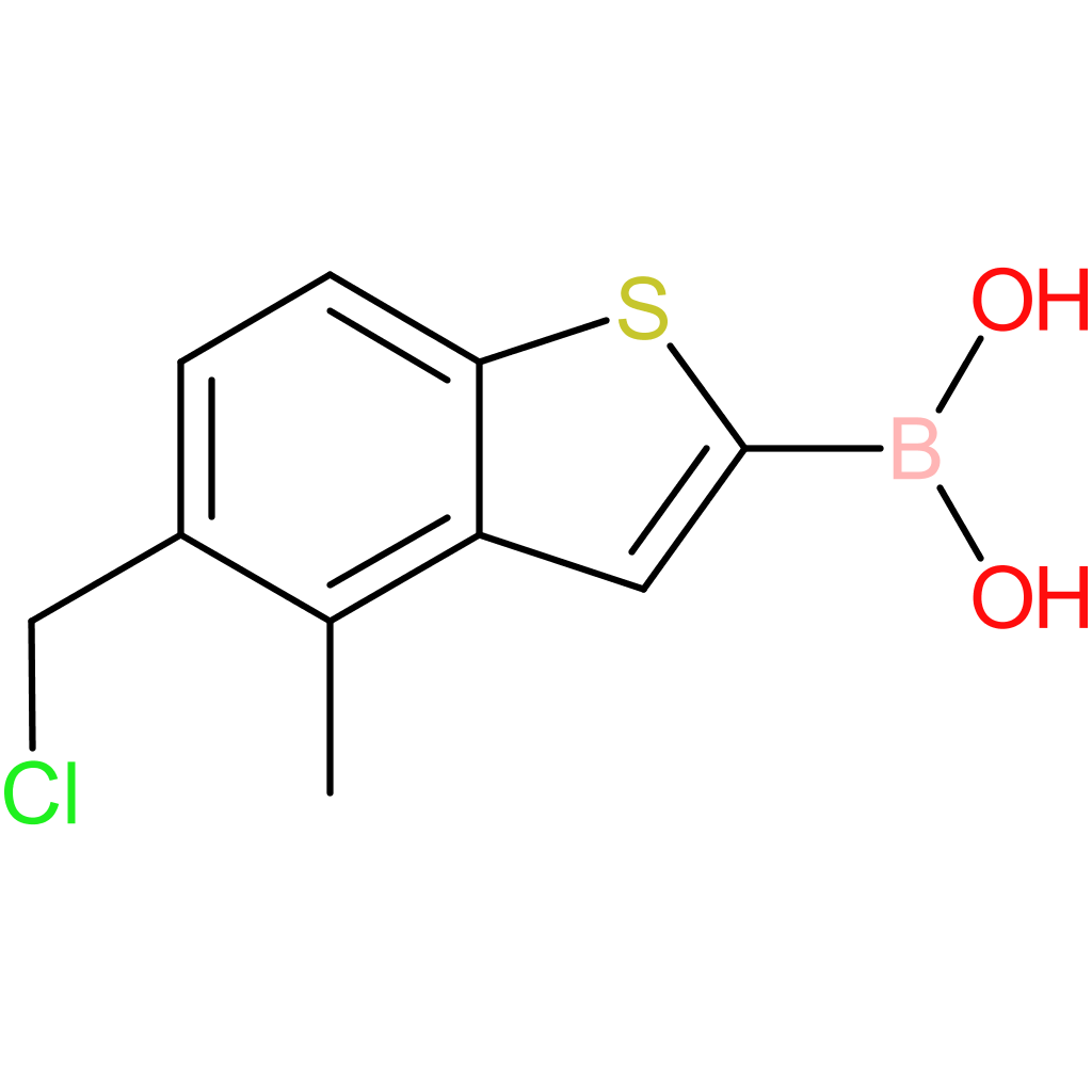 5-(chloromethyl)-4-methylbenzothiophene-2-boronic acid