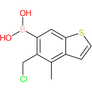5-(chloromethyl)-4-methylbenzothiophene-6-boronic acid