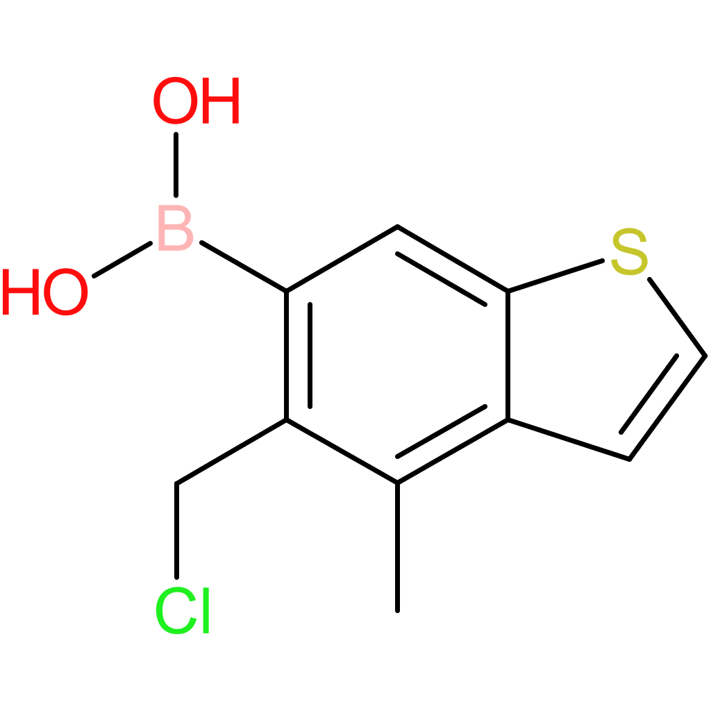 5-(chloromethyl)-4-methylbenzothiophene-6-boronic acid