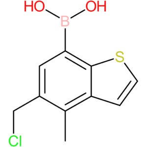 5-(chloromethyl)-4-methylbenzothiophene-7-boronic acid