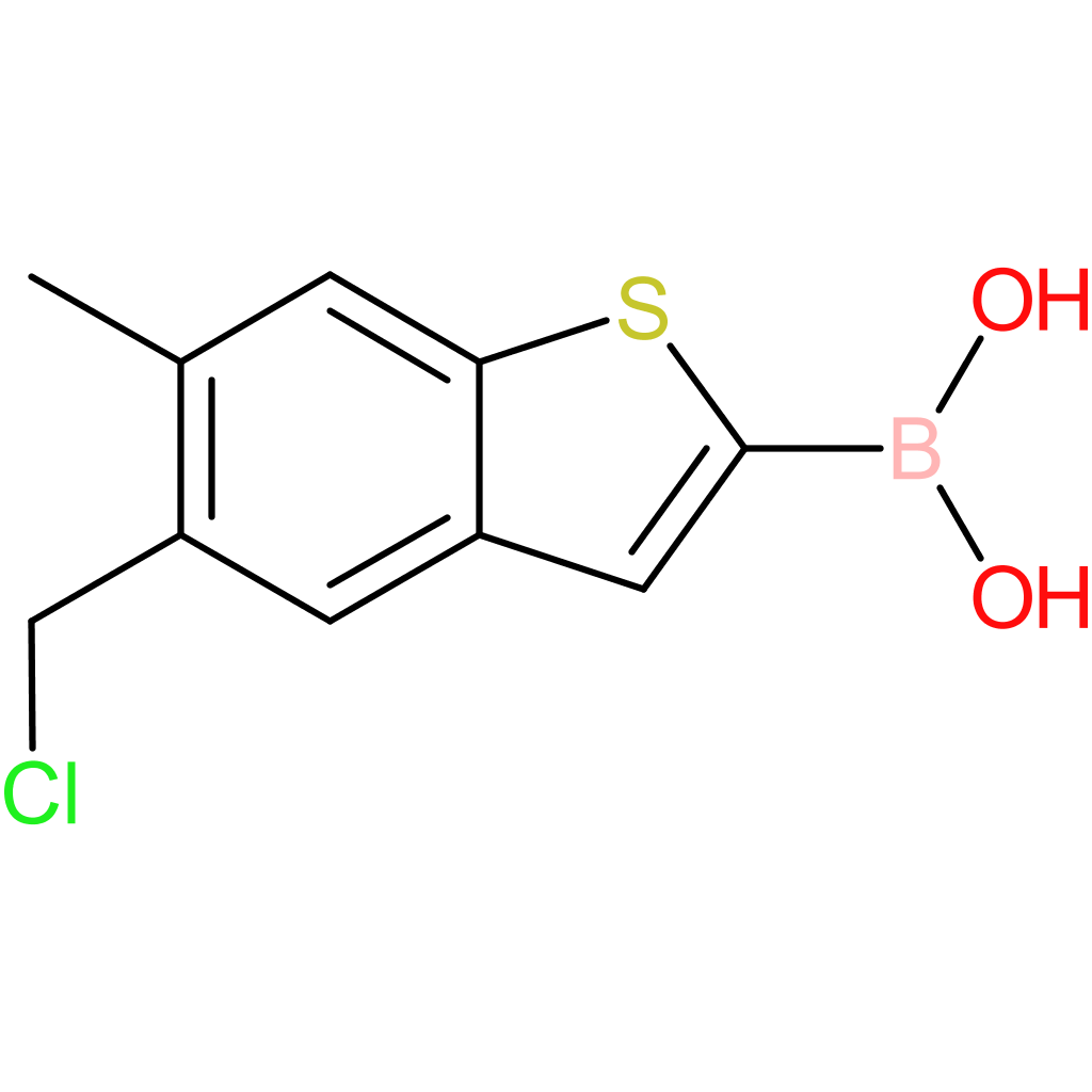5-(chloromethyl)-6-methylbenzothiophene-2-boronic acid