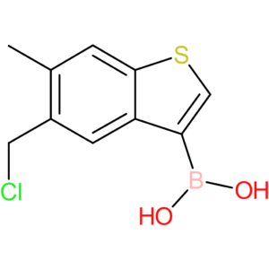 5-(chloromethyl)-6-methylbenzothiophene-3-boronic acid