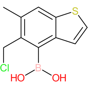 5-(chloromethyl)-6-methylbenzothiophene-4-boronic acid