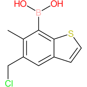 5-(chloromethyl)-6-methylbenzothiophene-7-boronic acid