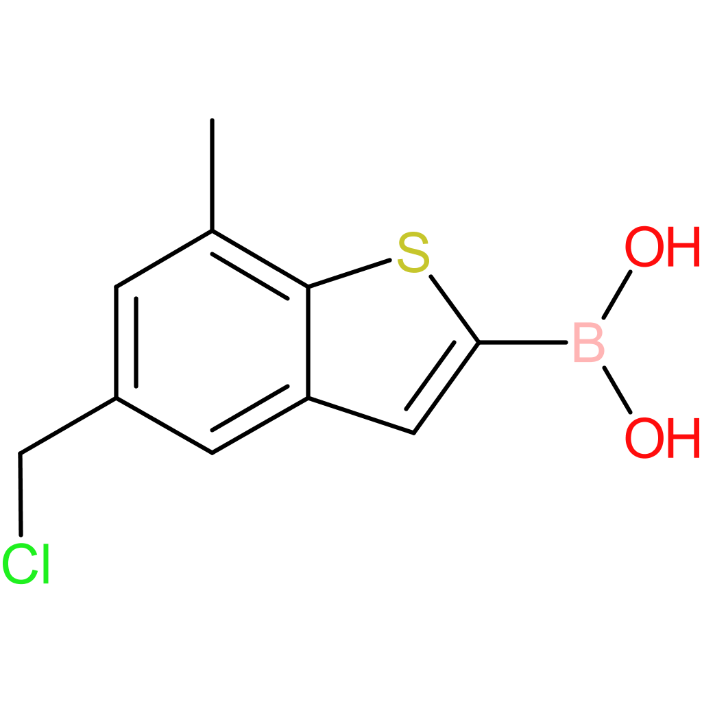 5-(chloromethyl)-7-methylbenzothiophene-2-boronic acid