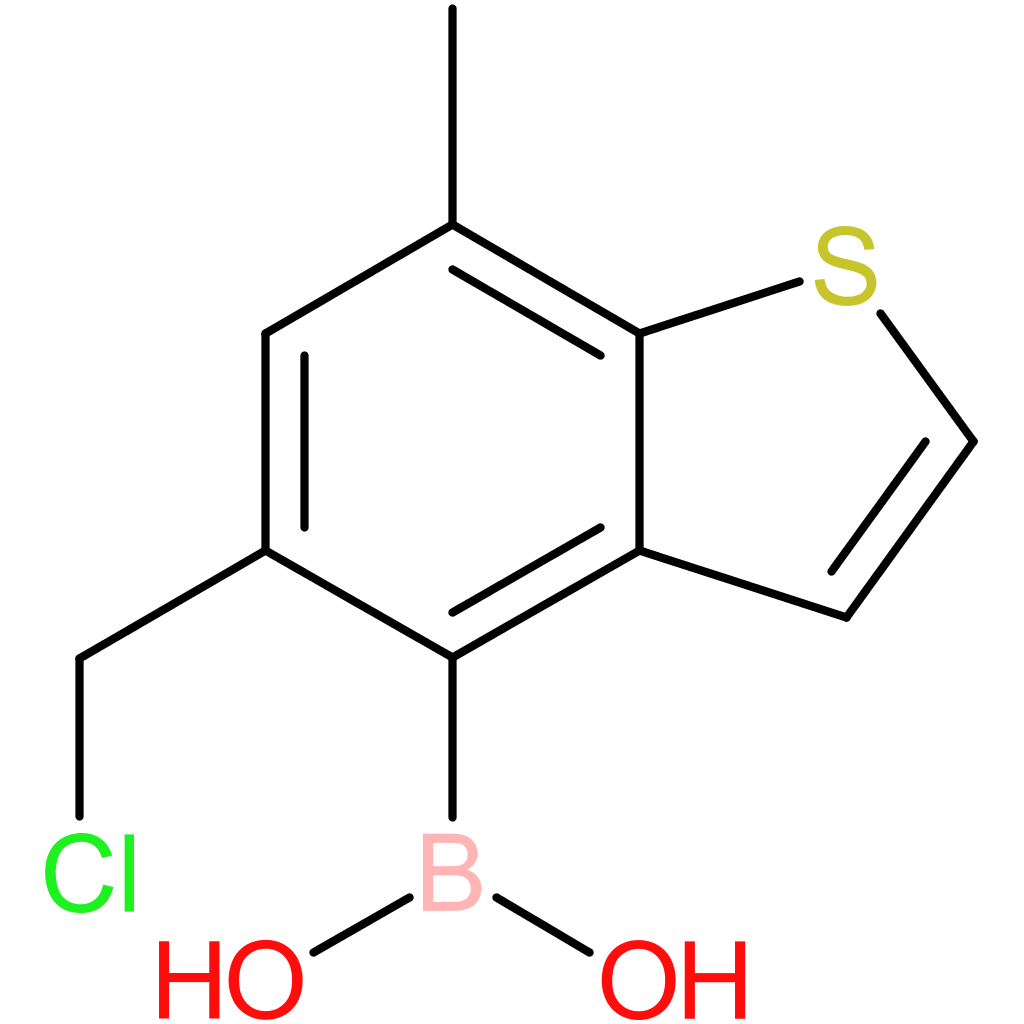 5-(chloromethyl)-7-methylbenzothiophene-4-boronic acid