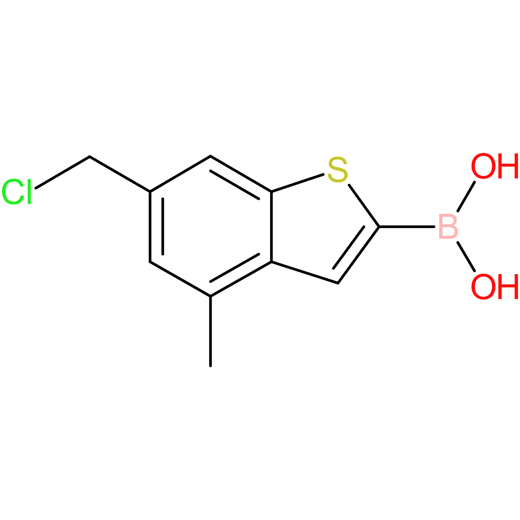 6-(chloromethyl)-4-methylbenzothiophene-2-boronic acid