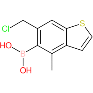 6-(chloromethyl)-4-methylbenzothiophene-5-boronic acid