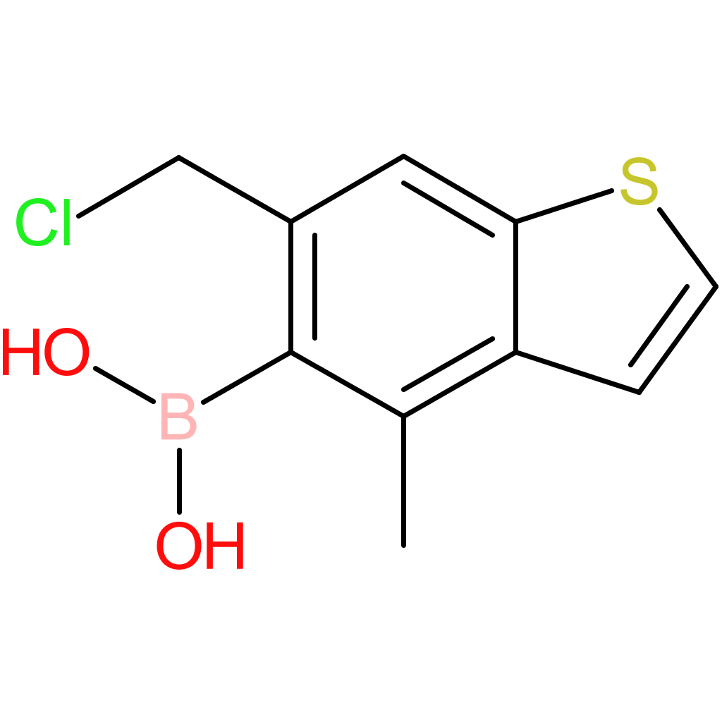 6-(chloromethyl)-4-methylbenzothiophene-5-boronic acid