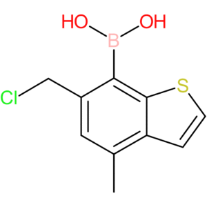 6-(chloromethyl)-4-methylbenzothiophene-7-boronic acid